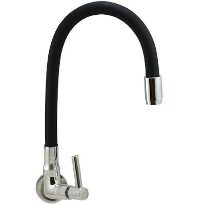 Torneira para Pia de Parede Bica Móvel 6164 C-98 Preto Stoc Metais