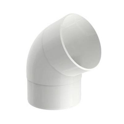 Joelho 60 graus  Condutor Circular Aquapluv Style Desvio em Ângulo 60 graus  Anti UV Branco Tigre