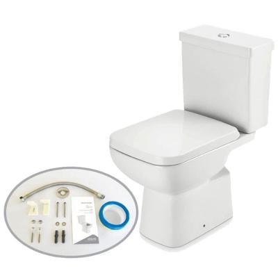 Combo Bacia com Caixa Misti Formato Convencional Instalação no Piso Sistema Acoplado Louça Sanitária