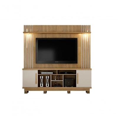Estante Home Plenus Ripada MDP-MDF 200cm Texturizada Valdemóveis