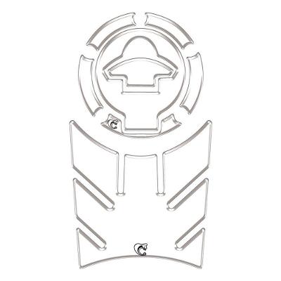 Kit Adesivo Protetor Tanque e Bocal Lander XTZ 2025-2026 Transparente Yamaha