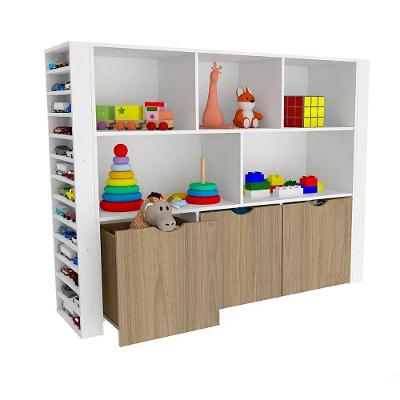 Organizador Baú Anita MDF 158cm Amadeirado Woodcore