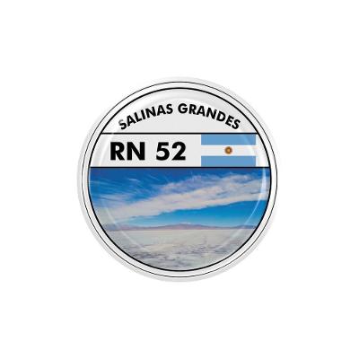 Adesivo Resinado Salinas Grandes RN 52 Alto Relevo 3D Preto
