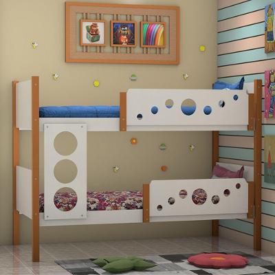Beliche Solteiro Star Infantil Design Funcional MDF Branco com Mel