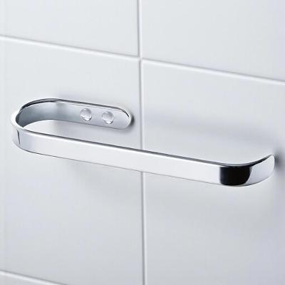Porta Toalha de Rosto 18cm Alumínio Polido Prata Casah