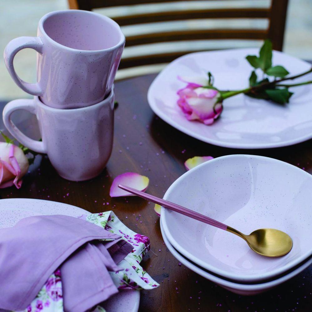 Bowl Redondo Em Porcelana Ryo 500ml Oxford Pink Sand - 2