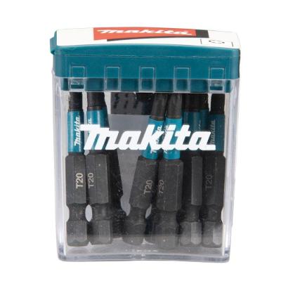 Estojo de Bits de Impacto T20 50MM Torx Alta Durabilidade Impact Black Preto Makita