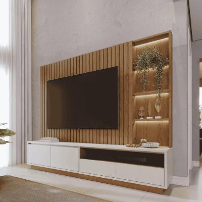 Estante para TV Mexico 1 Porta 1 Prateleira MDP 240cm Casah