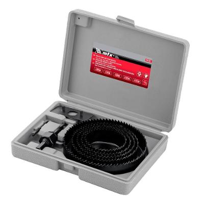 Jogo Serra Copo Madeira MTX 7047159 64-127MM 8 Peças Aço Carbono