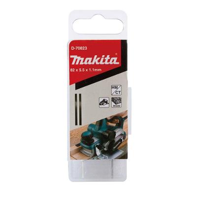 Kit Faca de Plaina D-70823 82MM Reposição para Cortes Limpos e Suaves Makita