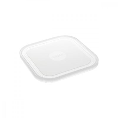 Tampa de Plástico Freezinox Quadrada 19x19 cm Prata Tramontina