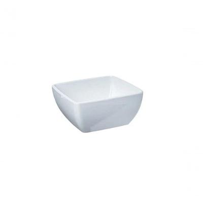 Tigela Square Bowl Melamina Quadrada para Servir Petiscos Molhos e Acompanhamentos Resistente Square
