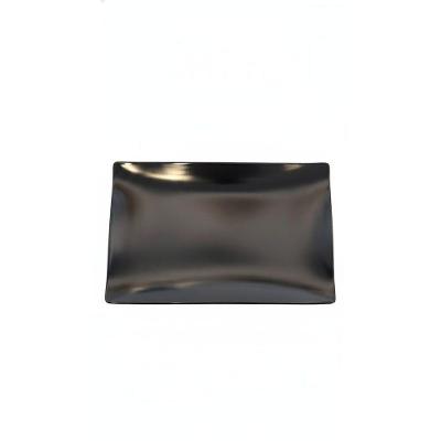 Travessa Retangular Melamina 25x15,8x2,5CM para Servir Preto Mezza