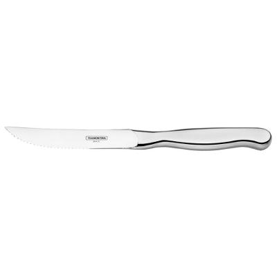 Kit 6 Facas Churrasco Classic Jumbo Aço Inox Fio Serrilhado Tramontina