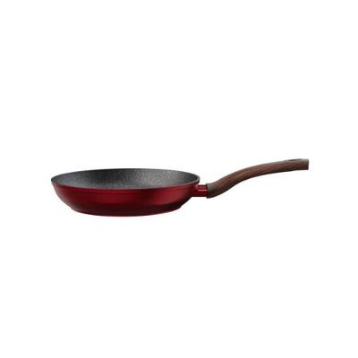 Frigideira Velvet Rasa Alumínio Antiaderente 24CM Fundo Indução Preto Jomafe