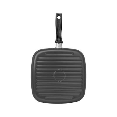 Bistequeira Turim Alumínio Antiaderente Starflon Max Cabo Baquelite 24CM 1L Grafite Tramontina