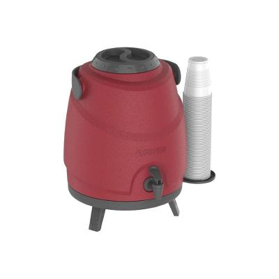 Botija Térmica Aspen 9L PU BPA Free Torneira Silicone Vermelho Soprano