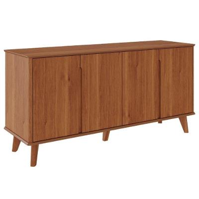 Buffet Balcão Serena 4 Portas 1 Prateleira MDF Cinamomo Milani Movelaria