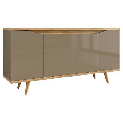 Balcão Buffet Hannover 4 Portas MDP e MDF 160cm Fendi Casa D Móveis