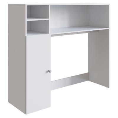Armário Multiuso Lateral B52 1 Porta MDP 125,3CM Branco Nova Mobile