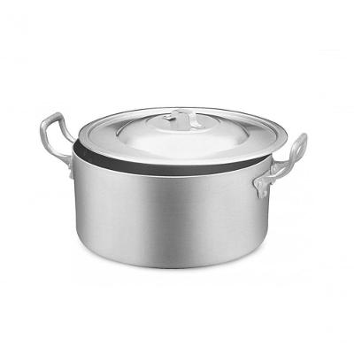 Caçarola Hotel Nr 50 ABC 221 Uso Profissional 41,2L Alumínio com Tampa Aluminio ABC