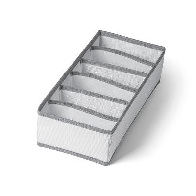 Organizador de Gavetas para Sutiã My Closet TNT 6 Peças Branco Ordene