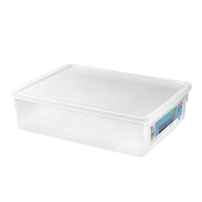 Organizador para Botas Plástico Cristal 19,5L Tampa Vazada Ordene