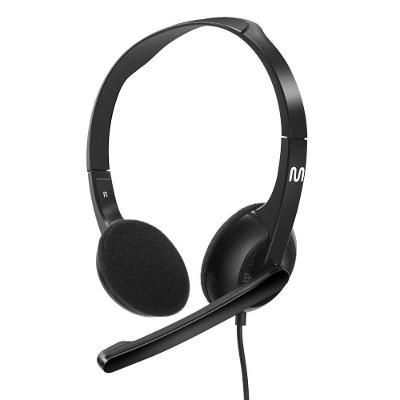 Headset com Fio HF250 PH467 Controle de Volume Integrado Cabo 150cm P3 USB Multi
