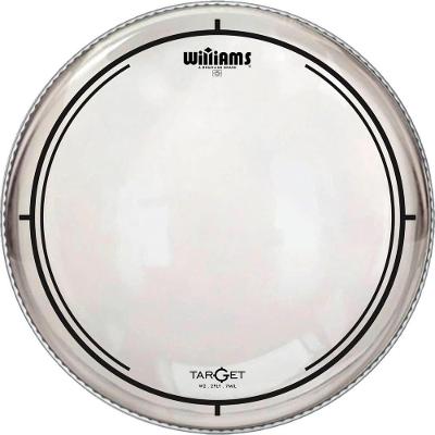 Pele para Bumbo Dupla 22 Clear Sustain Controlado Transparente Evan Williams