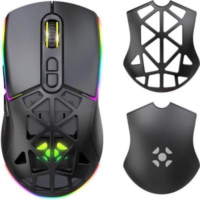 Mouse Gamer sem Fio Striker Air Tri-Mode 16.000 DPI Preto Fortrek
