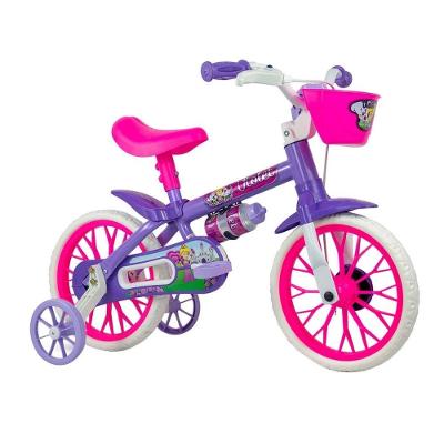 Bicicleta Infantil Violet Aro 12 Com Garrafinha Violeta/rosa
