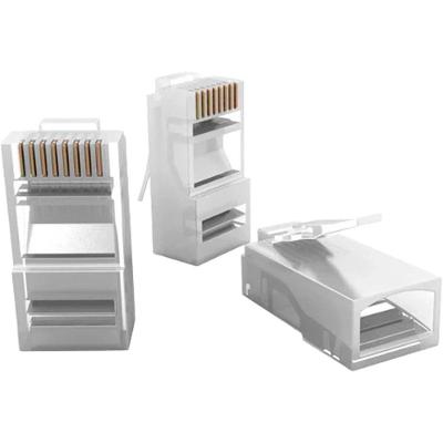 Conector RJ45 Macho Cat5e Sohoplus Ethernet 1 Gbps com Contatos Banhados a Ouro Furukawa