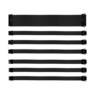 Kit Cabo Extensor Sleeved CMA-NEST16XXBK1-GL 30cm 16AWG Preto Cooler Master