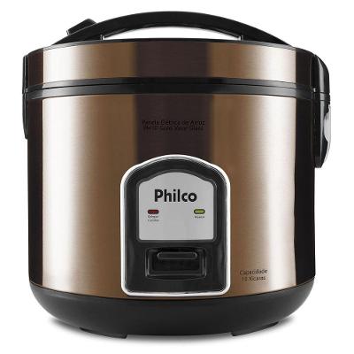 Panela de Arroz Philco PH10 Gold Visor Glass Maxx Gold 4L 800W Dourado 110V