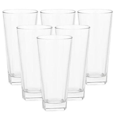 Jogo de 6 Copos de Vidro La Vittra 270ML Transparente Brinox