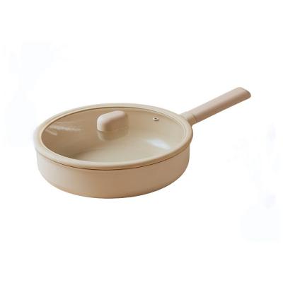 Frigideira Wok Chou Alumínio Cerâmico 24CM 2,5L Bege Neoflam