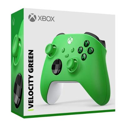 Controle sem Fio Microsoft Xbox QAU-00090 Velocity Green Verde