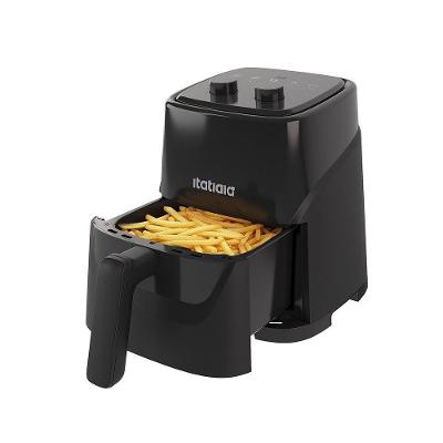 Fritadeira Air Fryer Itatiaia 3,5L 1300W Timer 60min Grelha Preto 220V