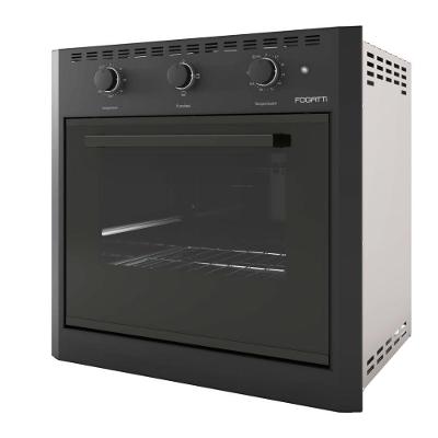 Forno Elétrico de Embutir Fogatti E60 60L 1750W Grill Preto 220V