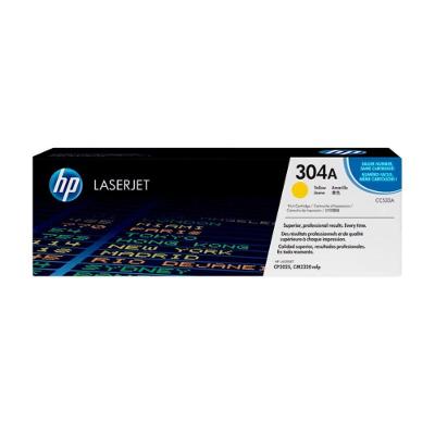 Toner CC532A 304A Amarelo Original Compatível Color Laserjet CM2320 CP2025 CM2320N HP