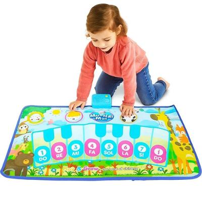 Tapete Musical Piano 8 Teclas 3 Modos de Música Azul First Bikes