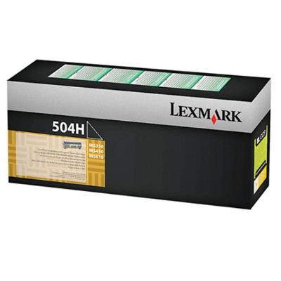 Toner 504H 50F4H00 Alto Rendimento 5000 Paginas Preto Lexmark Original Compatível MS610 MS410