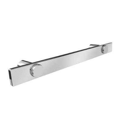 Porta Toalha Barra Patmos 35cm Aço Inox Escovado Grego Metal