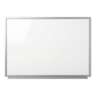 Quadro Branco Cortiarte 3004 com Moldura em Alumínio Frisado Superfície Lisa 60x40cm