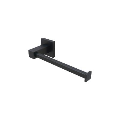 Papeleira Square para Banheiro 100% Metal Preto Fosco Shop Hidráulica