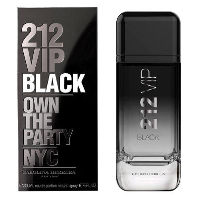 Perfume 212 VIP Men Black Masculino Eau de Parfum 200ML Carolina Herrera