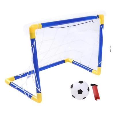 Mini Trave de Futebol Infantil com Bola e Bomba de Ar Manual
