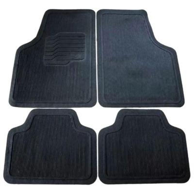 Kit Tapete Automotivo Emborrachado Universal Preto 4 Peças Ecotap