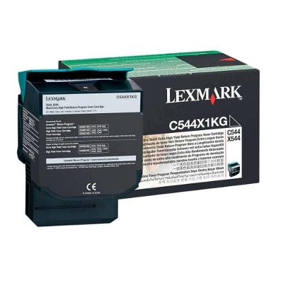 Toner Lexmark C544X1KG Preto Original para X544DTN X544DN C544DN