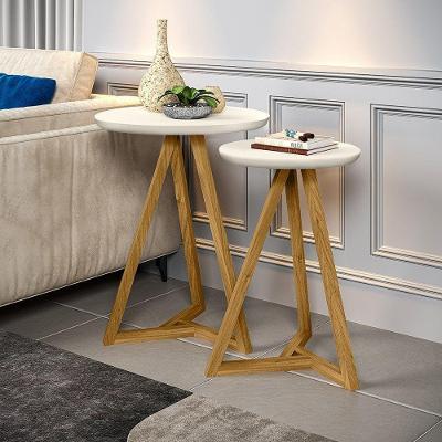 Mezanino Lateral Classic Retangular MDF 50CM Off White Tebarrot